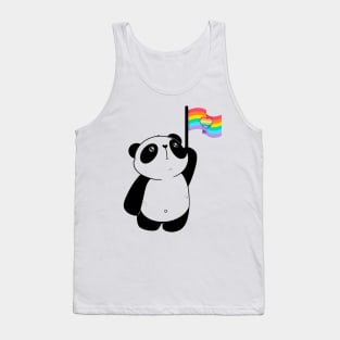 Rainbow Flag Panda Tank Top